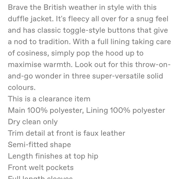 Boden Elgin Borg Jacket, size 4, NWT - Picture 5 of 7